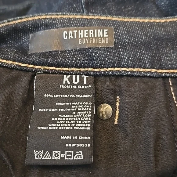 Kut from the Kloth Catherine Boyfriend Jeans, Size 16 - Picture 8 of 14